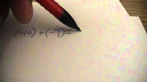 prealgebra add subtract integers