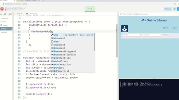 4  Displaying Firebase data on a web page