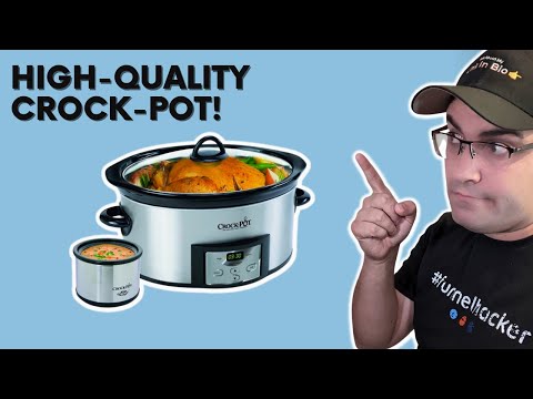 Crock-Pot 6-Quart Countdown Programmable Slow Cooker-Stainless