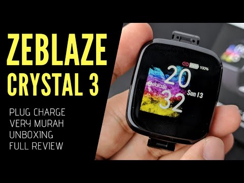 ZEBLAZE CRYSTAL 3 - Smartwatch ip67 waterproof - Unboxing and Full Review (With Subtitle)