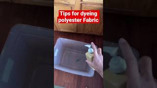 Hacks For Dyeing Polyester Fabrics