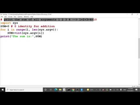 10.3 Printing even numbered argument form Command Line | Python Lectures |