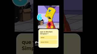 quiz les Simpson : que va dire Bart Simpson sur Homer #quiz #jeux #shorts