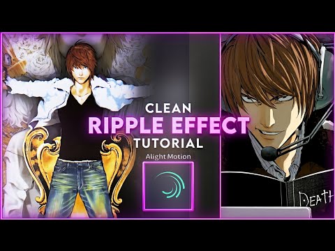 Clean Ripple Effect Tutorial | Alight motion | Editing Tutorials | Anime edit Tutorials | Tutorial