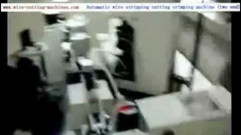 Automatic wire cutting stripping and crimping machine http://www.cablecutting.net