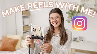 MAKE 3 REELS WITH ME! Create your first (or next) 3 Instagram reels in this *hands on tutorial*