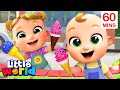 Ice Cream Song With Nina And Nico + More Little World Nursery Rhymes and Educational Songs