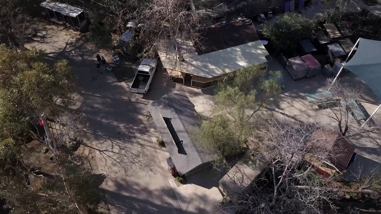 Wildlife Waystation after the Creek Fire