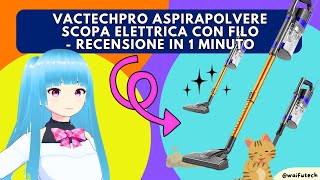 Vactechpro Scopa Elettrica Con Filo - Recensione In 1 Minuto