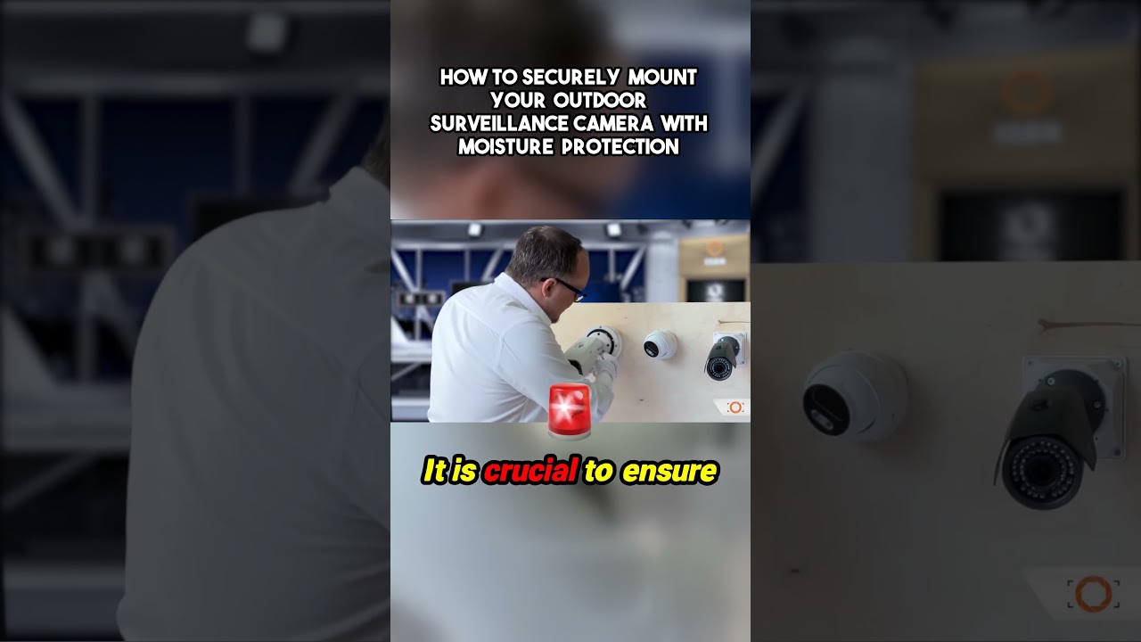 How to Securely Mount Your Outdoor Surveillance Camera with Moisture Protection