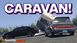 Watch out for the caravans! : BeamNG : BeamMP