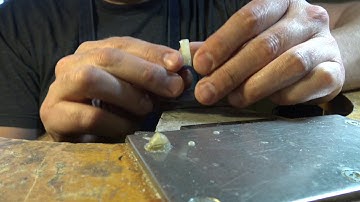 The best way! How to sprue a wax ring for sterling silver casting #1