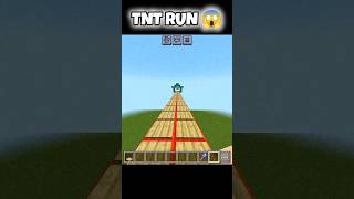 MINECRAFT TNT RUN 😱 #minecraft #tntrun #trending #shorts