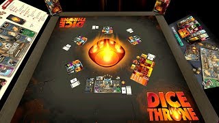 Dice Throne Tutorial - Tabletop Simulator (scripted TTS) 2019