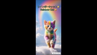 The Secret of the Kitten and the Rainbow! #cat #catmemes #aicat #catstory #funnycats