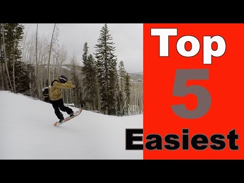 The Five Easiest Butters To Do On A Snowboard!