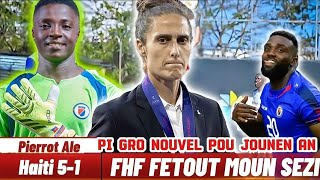 HAITI DELIVRE AK ANTRENE SA,VICTOIRE U17🇭🇹 PIERROT PAP JWE LA GREC ANKO