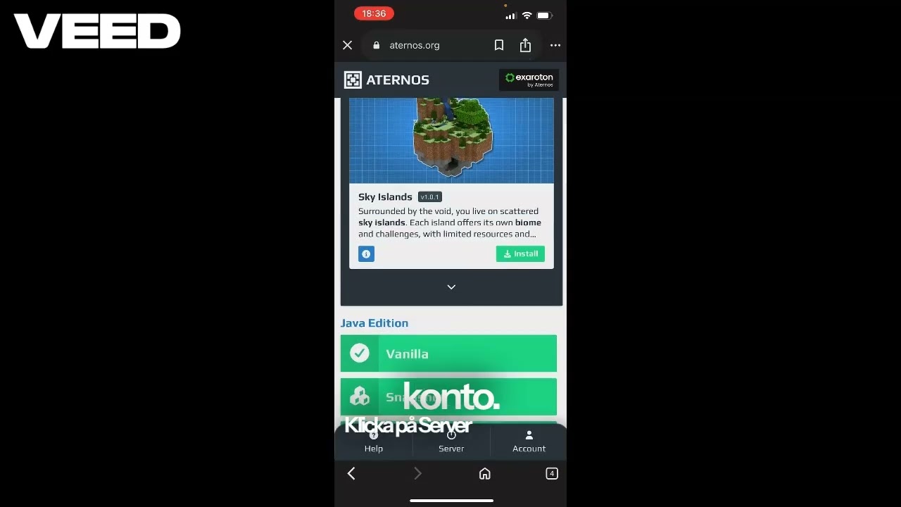 Hur man lägger till mods på Aternos-servern på mobilen — Komplett guide