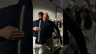 Emotional Penn State coach James Franklin meets Notre Dame coach Marcus Freeman in bowels of stadium