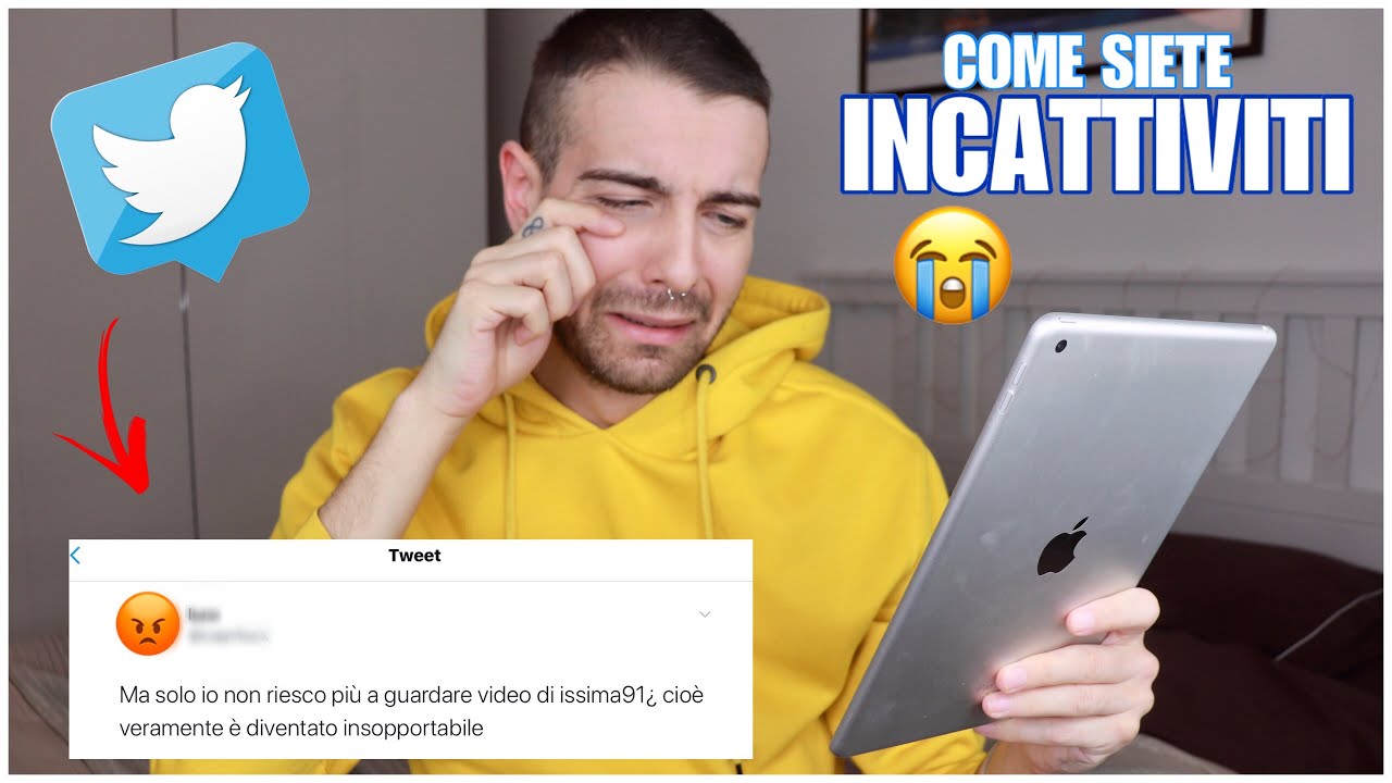 HO CERCATO IL MIO NOME SU TWITTER ED ERA MEGLIO SE MI FOSSI FATTO GLI AFFARI MIEI! 😤