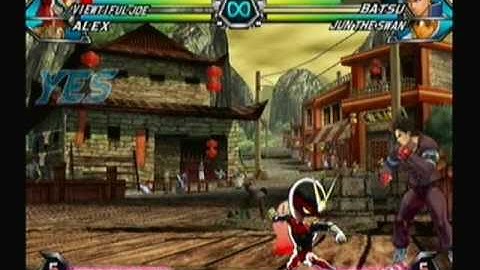TvC : Viewtiful Joe corner combo : reset&damage