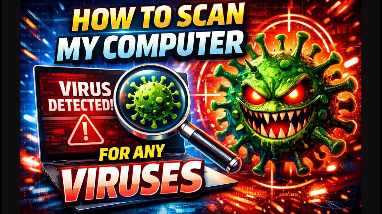 How To Scan My Computer For Any Viruses🫢 - YouTube