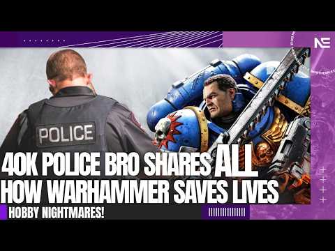 40K Police Officer Bro Lays is ALL Out There - How Warhammer Can Save Lives.
