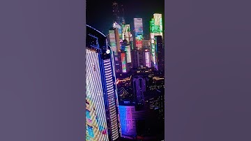 The Cyberpunk City of China | Qingdao by Drone #djimini3pro #shorts #cinematic #cyberpunk