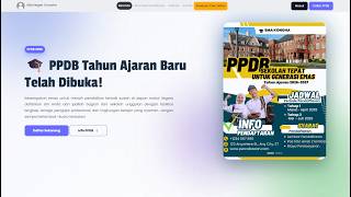 Aplikasi PPDB online (Penerimaan Peserta Didik Baru) berbasis website menggunakan laravel 10