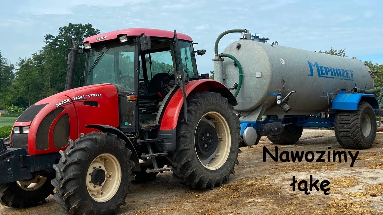 #4 Wozimy gnojowice na łąki💩💩💩Zetor Forterra 11441&Beczkowóz Meprozet🚜🚜🚜