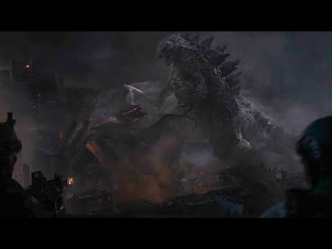 Godzilla vs MUTOs - HD Brightened - Godzilla 2014