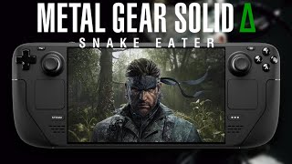 Metal Gear Solid Delta on Steam Deck | How to Boost FPS | Eclipse Mod