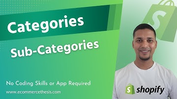 How to Create Categories and Subcategories in Shopify ✅ Ultimate Guideline