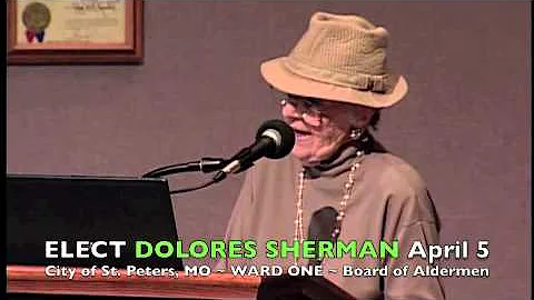 Dolores Sherman St Peters MO Board of Alderman Mee...