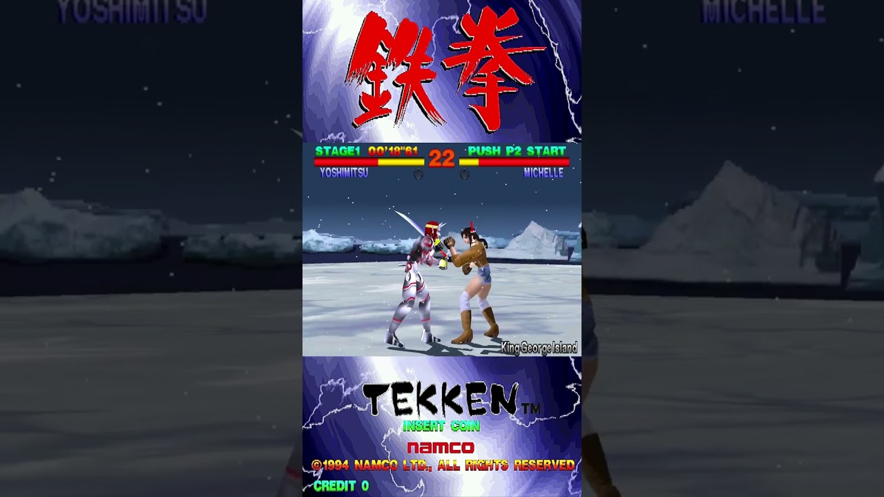 Tekken 1 (PS1) - Arcade Mode | No Commentary Gameplay