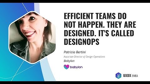 Designops: Designing efficient teams