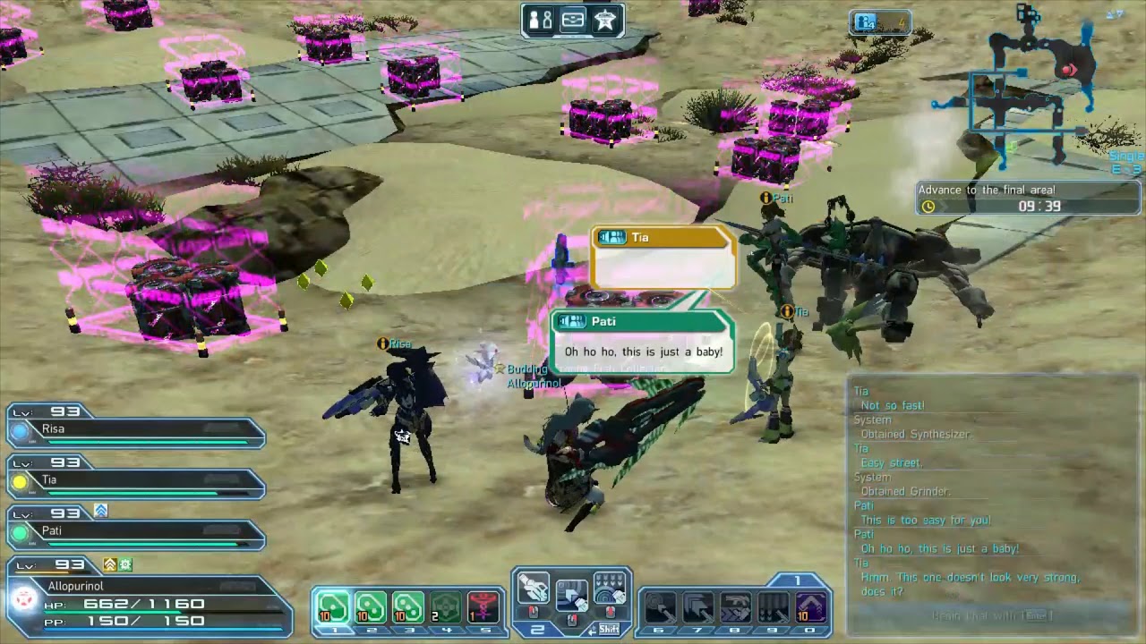 Phantasy Star Online 2 - Time Attack - Running Maneuvers: Lilipa (Super Hard)