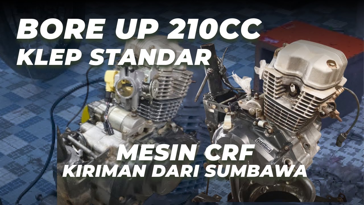 CRF BORE UP 210CC PISTON 68 KLEP STANDAR | 