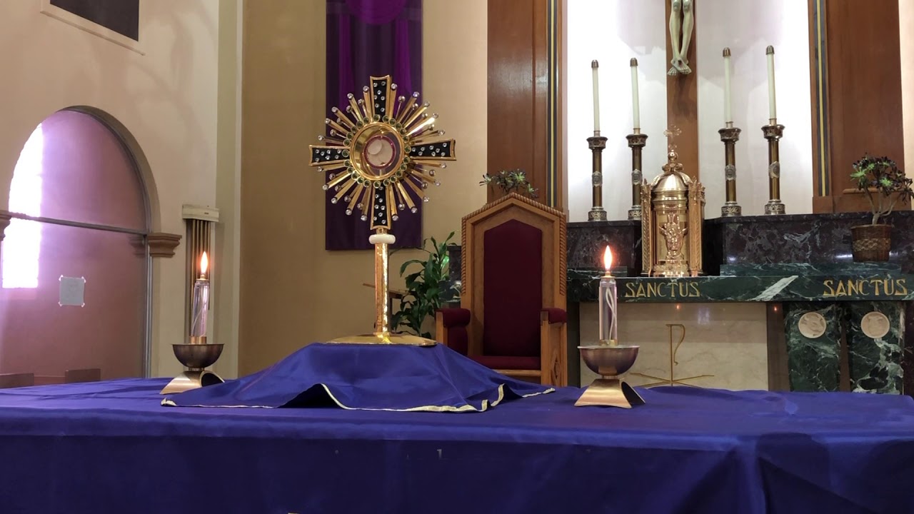 Adoration at St Rita's Catholic Church San Diego YouTube