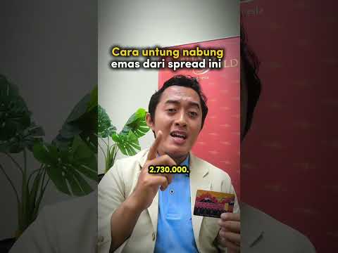 Cara untung nabung emas dari spread ini. #emas #publicgoldindonesia #investasiemas #logammulia #gold