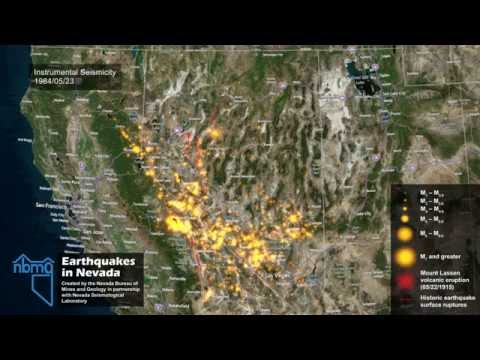 Videó: Mikor volt az utolsó földrengés Nevadában?