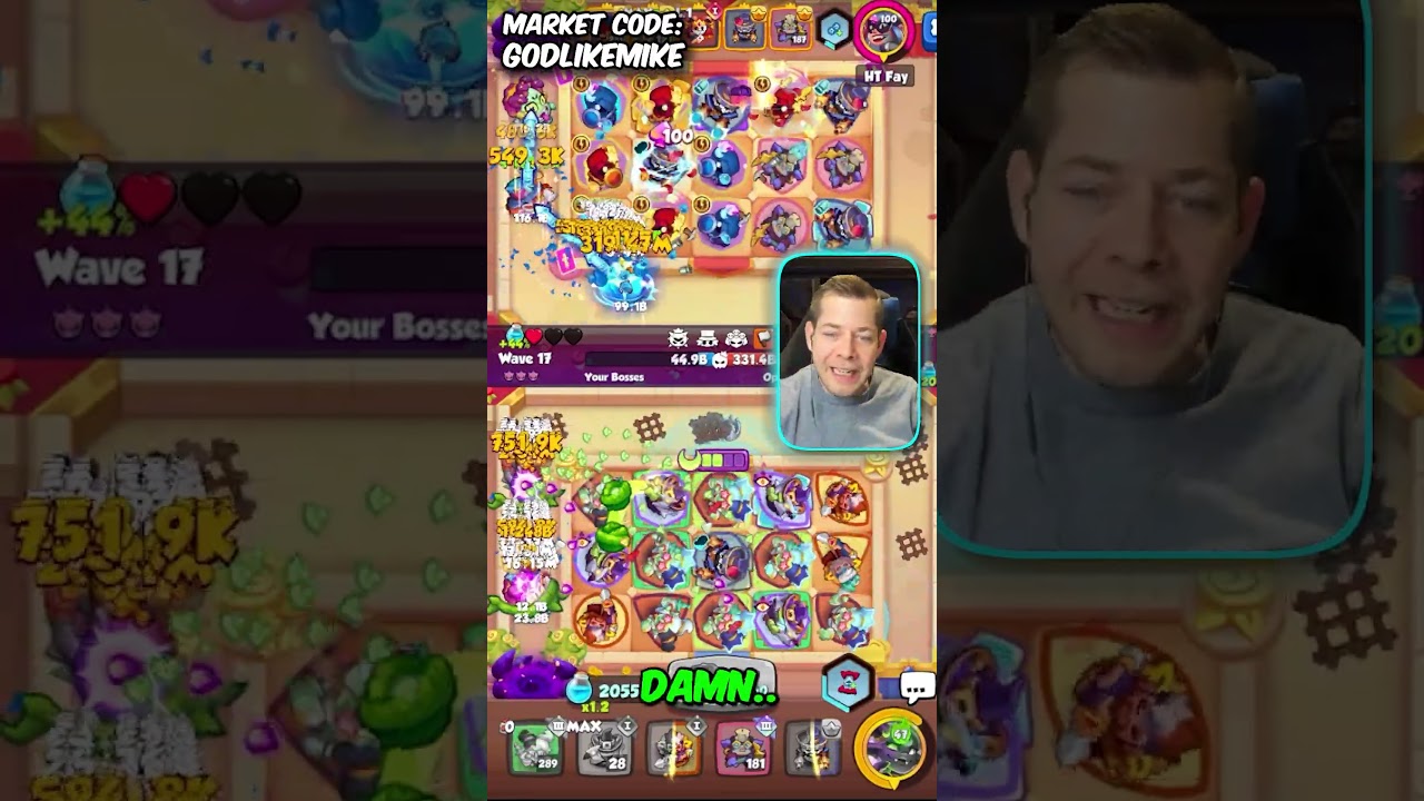 Most Stressful Match Ever! Franky & Stein Go INSANE vs Twins | Rush Royale