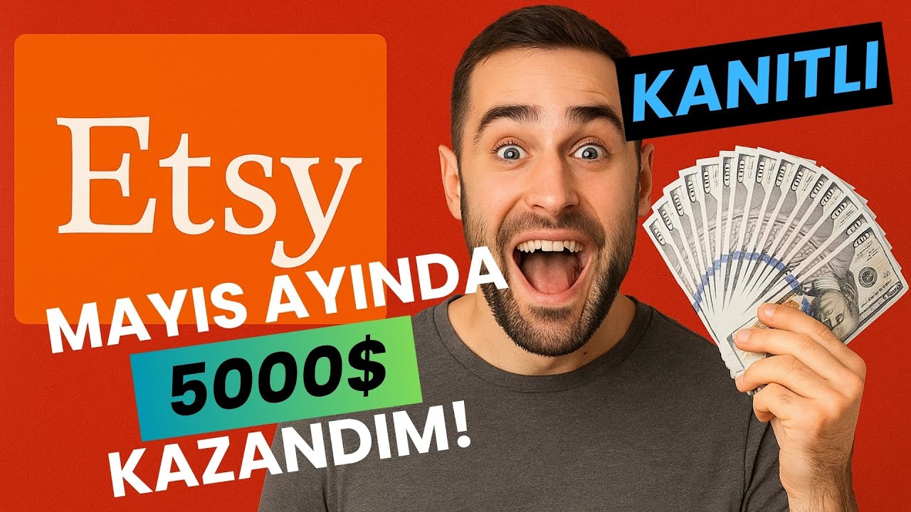 Dijital Ürün Satarak 5000 Dolar Kazandım | Etsy ile Pasif Gelir 💰