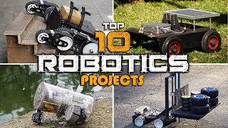 Top 10 Robotics Projects for Students and Engineers | DIY Robots Ideas