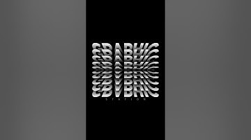 Paper Flip Text Effect in Adobe Illustrator Tutorial #shorts #illustrator