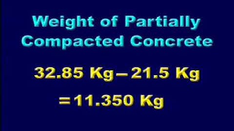 Workability of Concrete by Compaction Factor Test