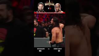 Every Seth Rollins Vs Bobby Lashley 1 On 1 Match Result Edit