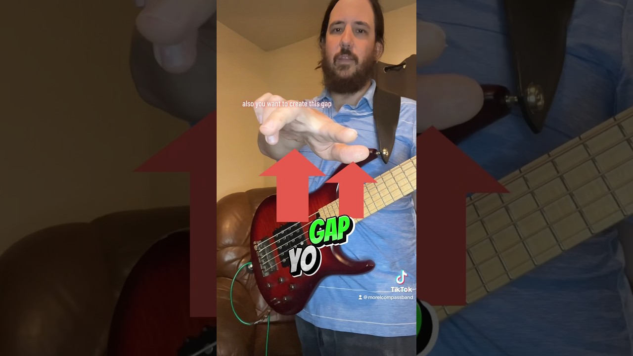 Bass Harmonics Lesson. Artificial Harmonics