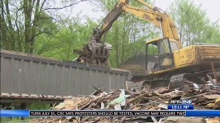 Erie County Land Bank demolishes first structure in Union City