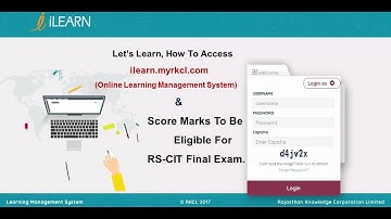 RSCIT Assessment iLearn Management System